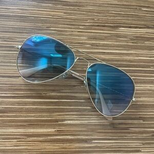 Rayban gradient, gold & blue